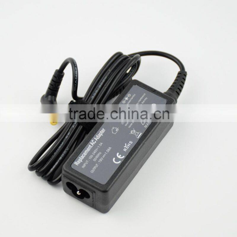 good price factory price oem switching mini laptop adapter for Acer 19v 1.58a 5.5*1.7mm