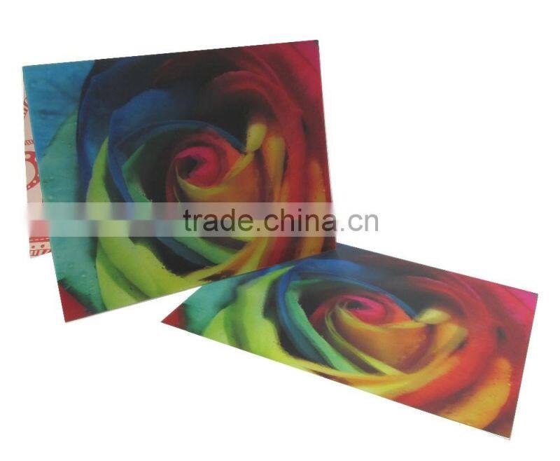 Top Quqlity 3D Lenticular printing thanksgiving greeting card