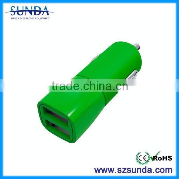 New products 2016 innovative products portable dual usb 12v car charger