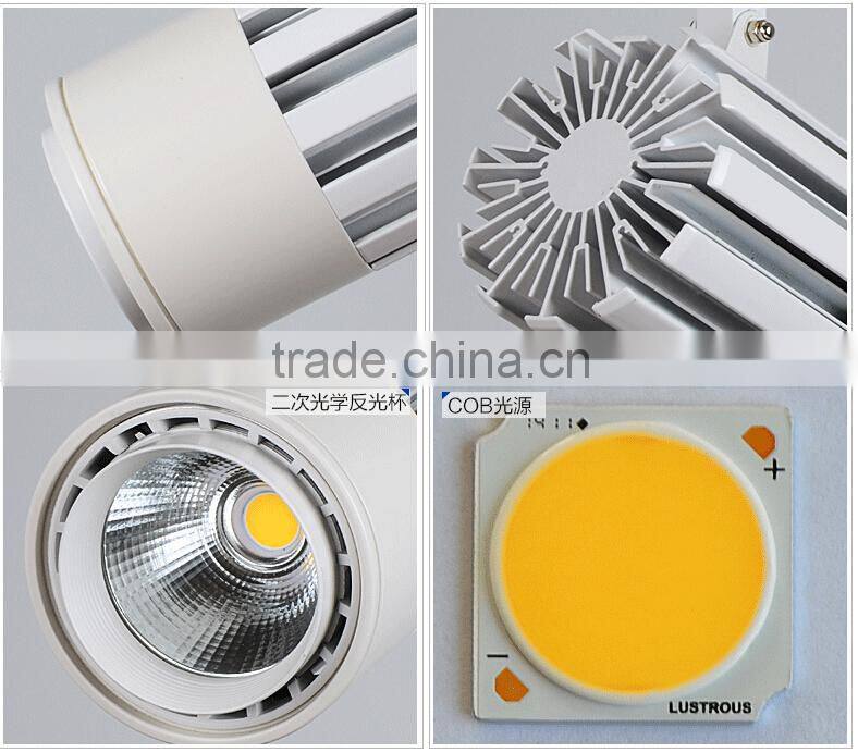 Kakaxi High Quality LED Track Light 20W 30W Clothing Store Rail Lights Showcase LED Spotlights