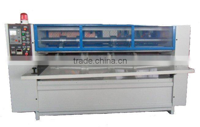corrugated thin blade slitter scorer and creasing machine/packing machine