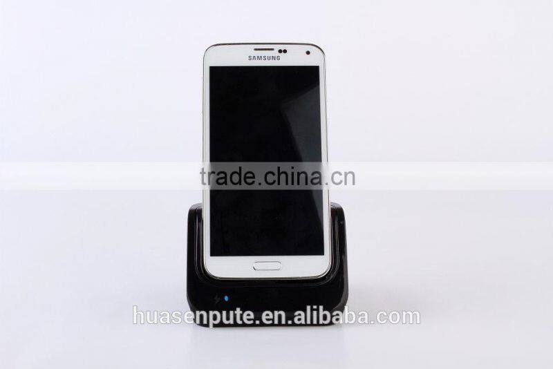 USB + HDMI Desktop Battery Charger Cradle with Dock Mode for Samsung GALAXY S5 I9600