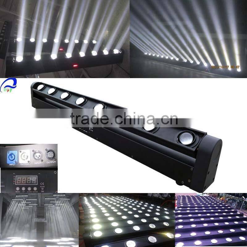 cheap 8 pcs 10W RGBW 8 pixels 4in1 led beam bar moving head stage light