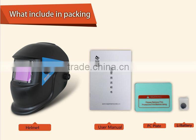 Riland Air Welding Helmet Animal Welding Helmet Automatic Welding Helmet With DIN 4/9-13