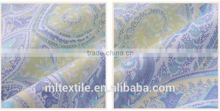Colorful cotton wax print fabric printed for home textile fabric
