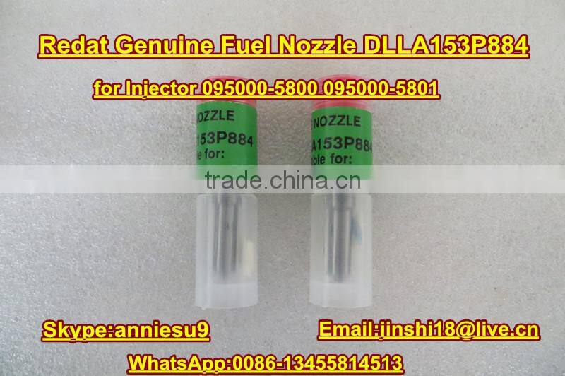 REDAT Genuine Fuel Injector Nozzle DLLA153P884 for Injector 095000-5800/ 095000-5801