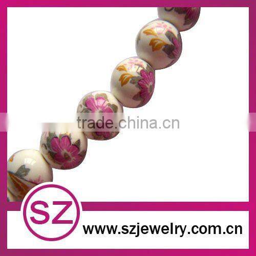 T38 2014 hot sale ceramic crytal bead jewelry