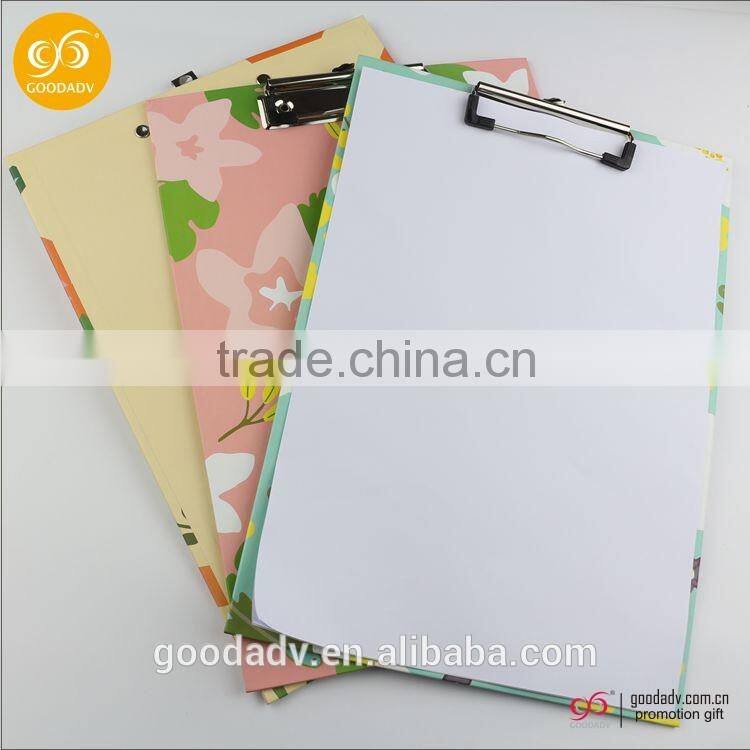 2016 popular selling A4 A5 plastic clip board pp writing board for student in China