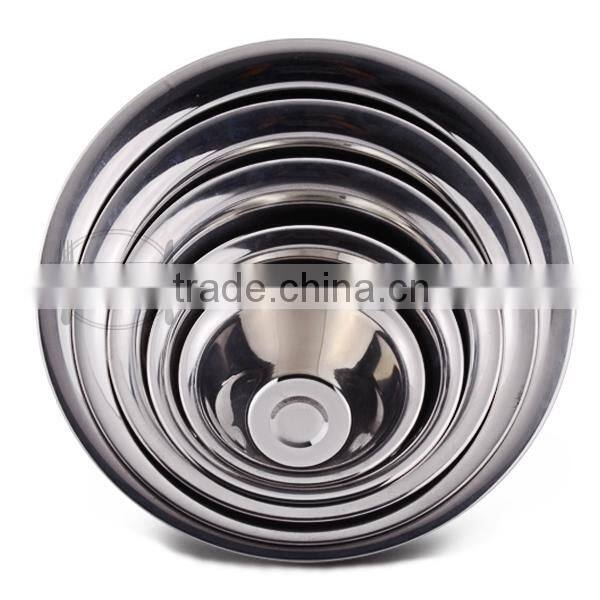 Stainless steel deep bowl