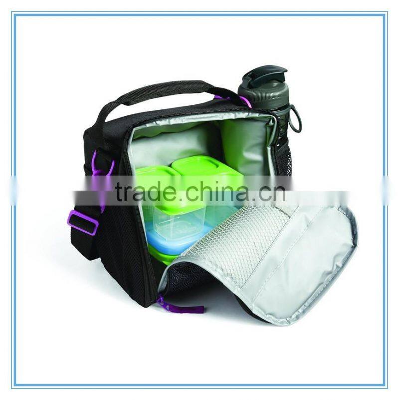 Specifically designed lunch box medium lunch bag with food containers and ice packs
