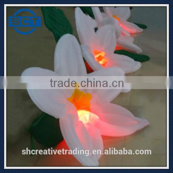 Lighting LED 10m Wedding Inflatables Flowers