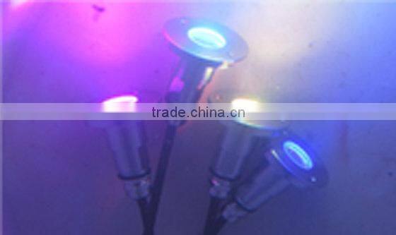 Hot sale 1x1w 1x3w Mini LED Underwater Recessed Lights RGB / single color