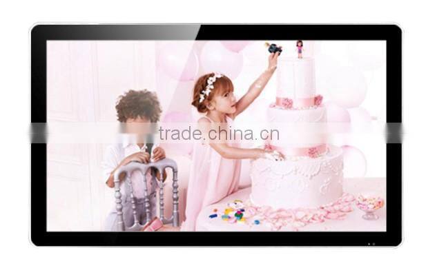 32 inch metal housing ipad shape video player, hotel lobby lcd advertising display