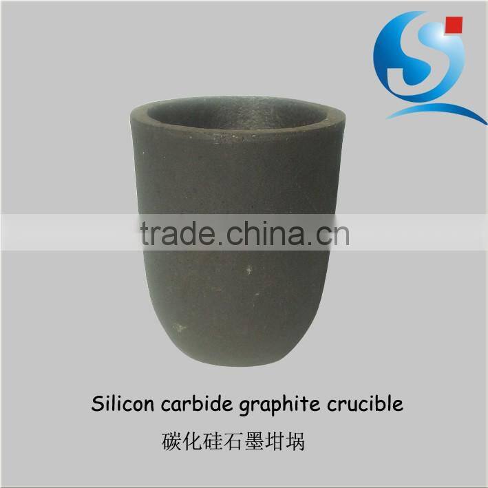 Copper melting Silicon carbide graphite crucibles