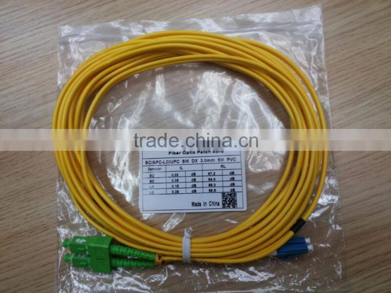 Fiber Patch Cord Optic FC to LC/SC/ST Connectors Patch Cord