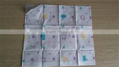 3-ply 8.3*8.3 Inches Pocket Tissues color logo printed soft Handkerchief (Pack of 12)