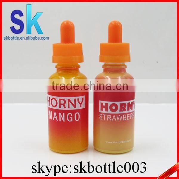 Brand new square empty eliquid glass bottle with great price