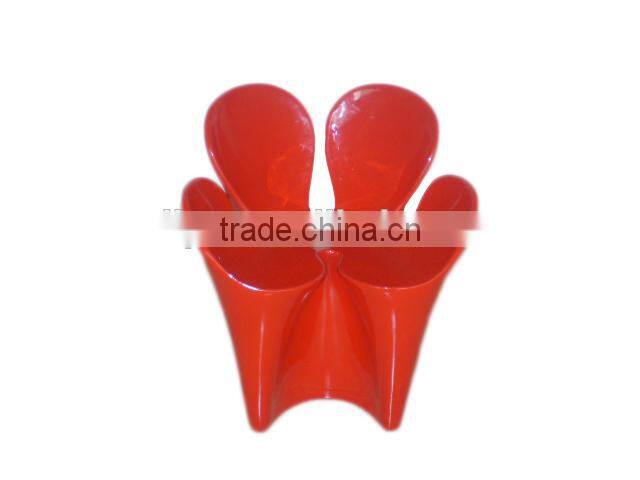 2015 fiberglass colorful flower petal chair