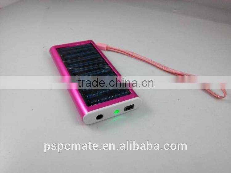 Black 1200mah Solar Battery Panel Charger For Smart Phone, Camera, MP3/MP4, PDA