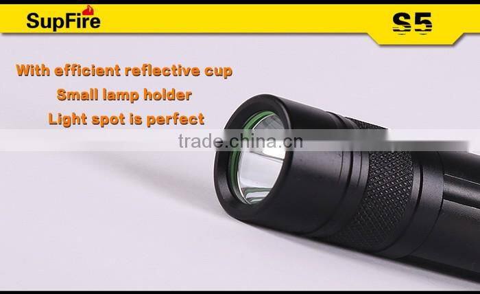 Supfire lovely and convenience mini gift led flashlight with 3 colors