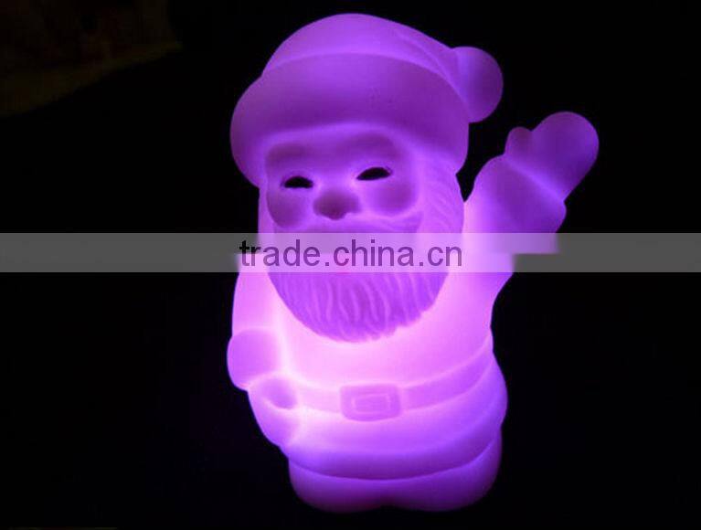 Merry christmas color LED christmas father,animated father christmas