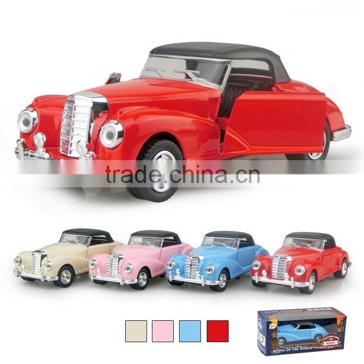 Retro Mini Vehicle Model Car toy with music & Light