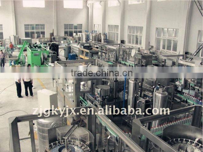 small carbonated drink filling machine 3-in-1 Automatic soft drink filling machine/equipment for PET/glass bottle (3-in-1)