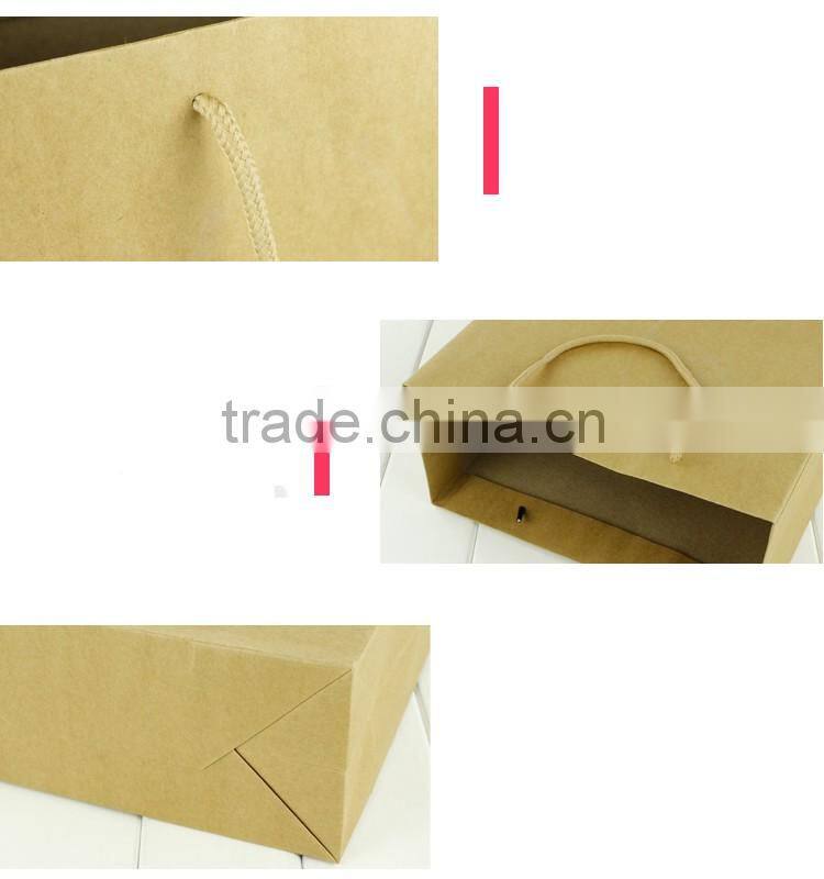 high quality kraft folding paper clothed bag cloth box