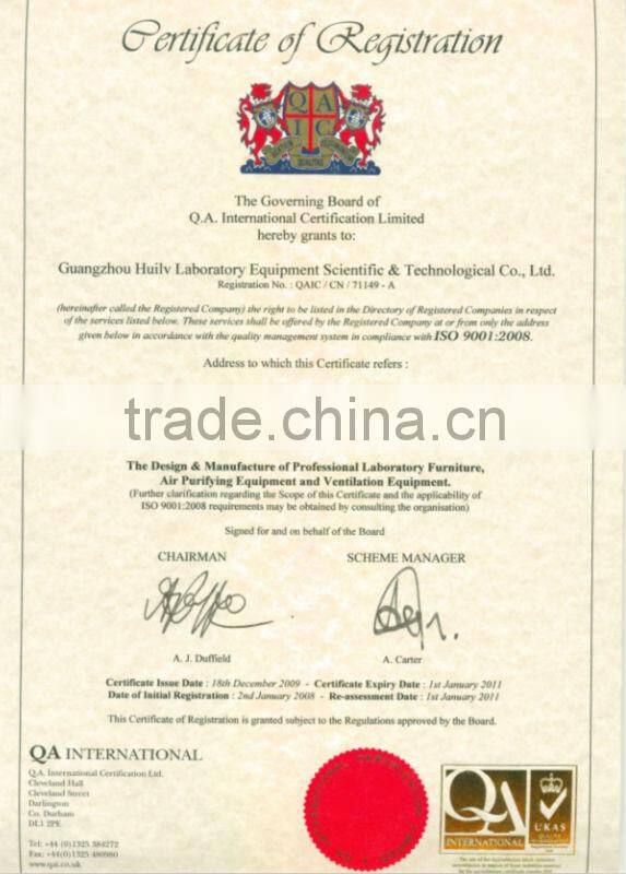 Fume Cupboard Furniture Medical Laboratory Equipment