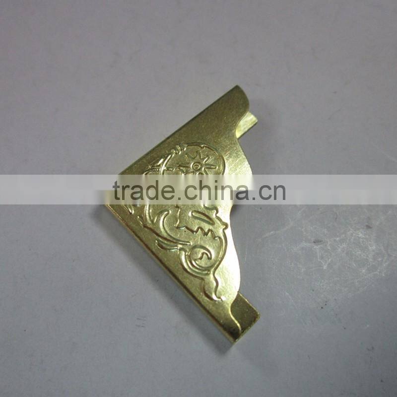 Cheap small fancy metal book corner for diary