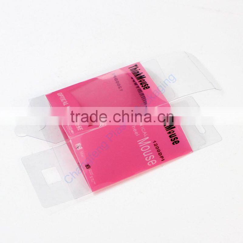 Customized pink packaging box for mouse packaging