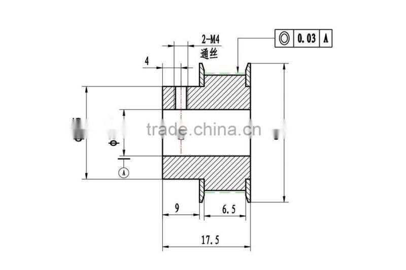 GT2 Timing Pulley, 8mm Bore, 32 Teeth, for 6mm belt