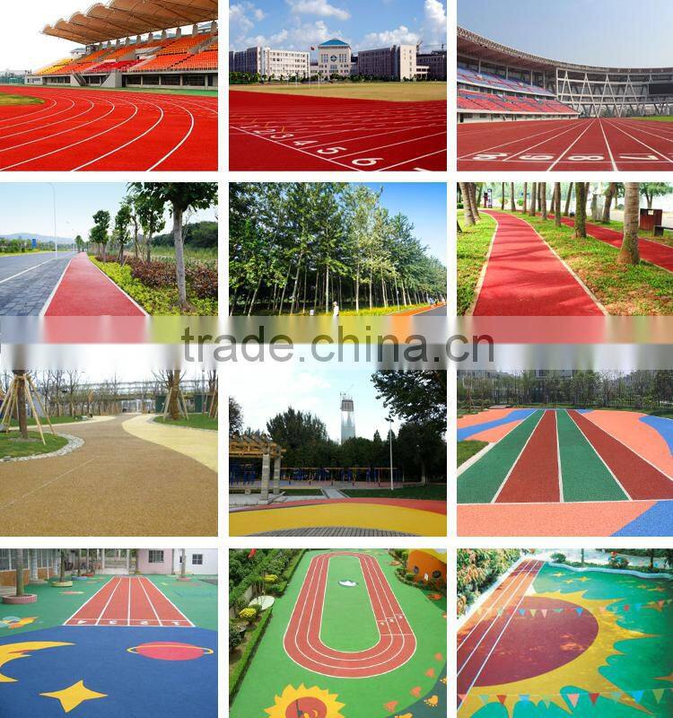 colored epdm rubber granules flooring for running surface