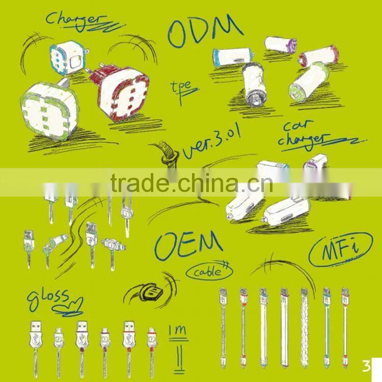 Walnut mfi certified car charger for iPhone 6S/iPhone 6S plus/6/6 Plus