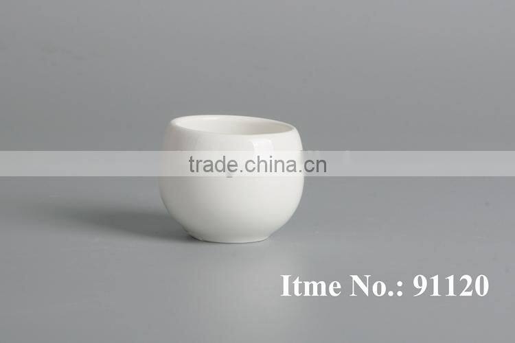 white porcelain korean tea cup