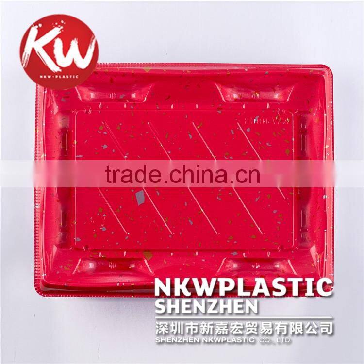 KW-0003 disposable Plastic Sushi Box Takeout/To Go