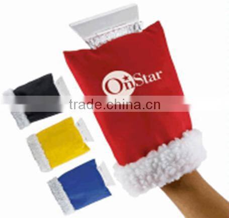 window wiper with ice scraper