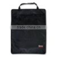 Car kick mats with pockets