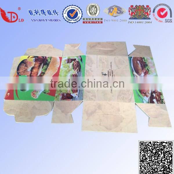 Custom food storage shipping paper box