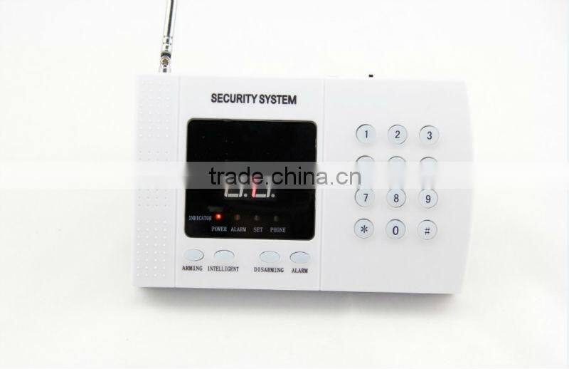 economical PSTN home intruder proof alarm system, program 6 alarm phone mumbers
