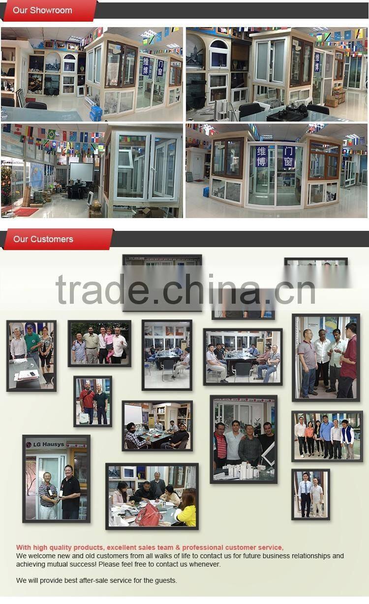 Attractive Design of UPVC/PVCsliding window with grill