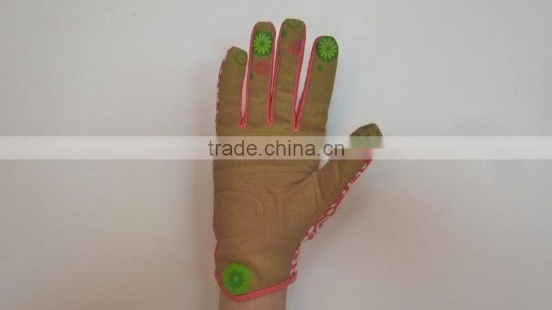 Synthetic Leather Gloves, Garden line gardening Glove
