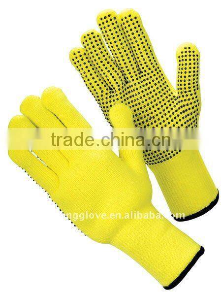 acrylic string knitted work glove