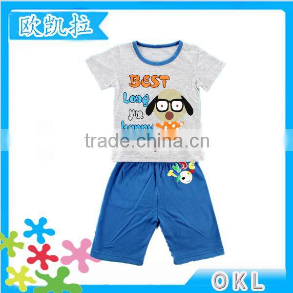 New arrival fashionable cute wholesale children clothing set