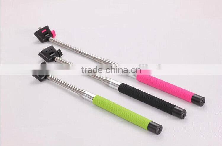Wholesale price wireless mobile phone monopod, foldable wireless monopod, photo taking favorite selfie stick 2015