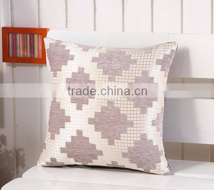 New pattern colorful chenille sofa chair cushion covers, pillow cover