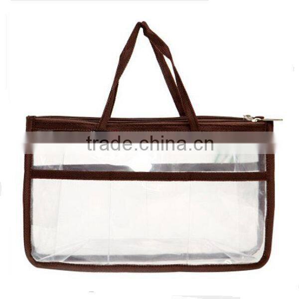 Travel Cosmetic Bag PVC Clear Handbag Organizer Bag
