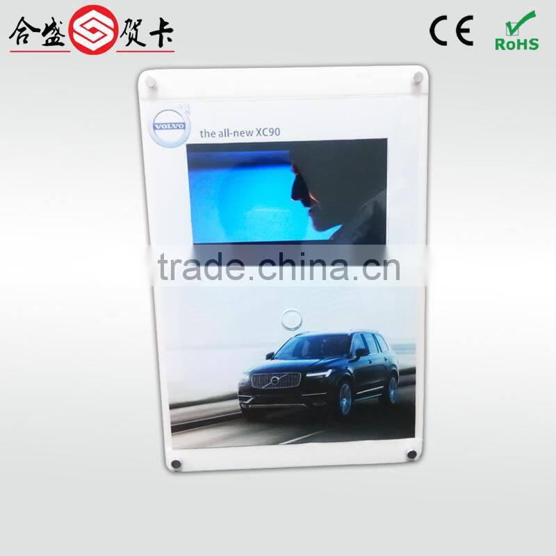high-end and creative 7"lcd brochure display stand ,acrylic lcd video diplay,stand acrylic lcd display