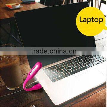 Wholesale Colorful Green Energy Portable Laptop Mini USB LED Light, Flexible Micro USB LED Reading Light