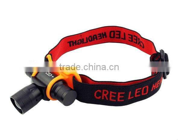 High Quality Camping AA dry battery Cree LED headlamp 3W